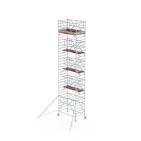 Altrex Rollgerüst RS TOWER 42-S mit Safe-Quick 2 Geländer - 135x185 11,2m Arbeitshöhe