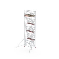 Altrex Rollgerüst RS TOWER 42-S mit Safe-Quick 2 Geländer - 135x185 10,2m Arbeitshöhe