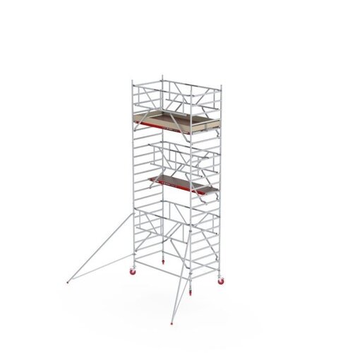 Altrex Rollgerüst RS TOWER 42-S mit Safe-Quick 2 Geländer - 135x185 7,2m Arbeitshöhe