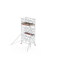 Altrex Rollgerüst RS TOWER 42-S mit Safe-Quick 2 Geländer - 135x185 6,2m Arbeitshöhe