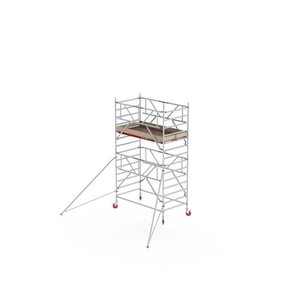 Rollgerüst RS TOWER 42-S mit Safe-Quick 2 Geländer - 135x185 5,2m Arbeitshöhe