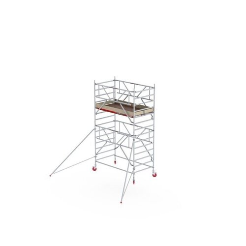 Altrex Rollgerüst RS TOWER 42-S mit Safe-Quick 2 Geländer - 135x185 5,2m Arbeitshöhe