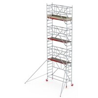 Altrex Rollgerüst RS TOWER 41-S mit Safe-Quick 2 Geländer - 75x185 8,2m Arbeitshöhe