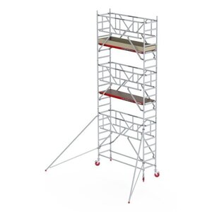 Altrex Rollgerüst RS TOWER 41-S mit Safe-Quick 2 Geländer - 75x185 7,2m Arbeitshöhe Rollgerüst RS TOWER 41-S mit Safe-Quick 2 Geländer - 75x185 7,2m Arbeitshöhe