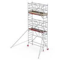 Altrex Rollgerüst RS TOWER 41-S mit Safe-Quick 2 Geländer - 75x185 6,2m Arbeitshöhe