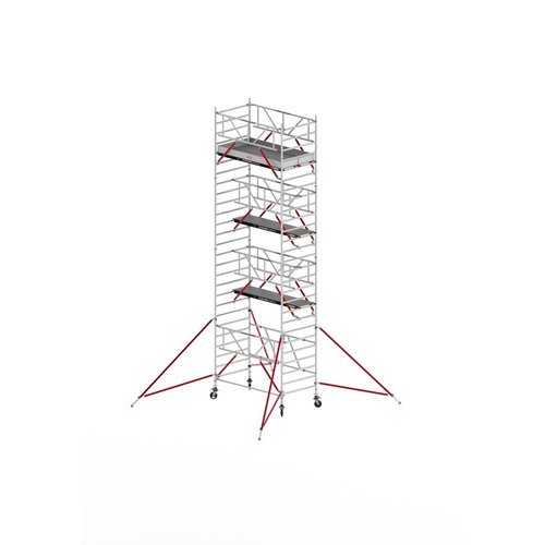 Teleskop-Klappgerüst RS TOWER 55-S mit Safe-Quick® 2 Geländer und Fiberdeck - 135x245 8,8m Arbeitshöhe Altrex Teleskop-Klappgerüst RS TOWER 55-S mit Safe-Quick® 2 Geländer und Fiberdeck - 135x245 8,8m Arbeitshöhe