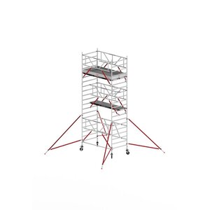 Altrex Teleskop-Klappgerüst RS TOWER 55-S mit Safe-Quick® 2 Geländer und Fiberdeck - 135x245 6,8m Arbeitshöhe Teleskop-Klappgerüst RS TOWER 55-S mit Safe-Quick® 2 Geländer und Fiberdeck - 135x245 6,8m Arbeitshöhe
