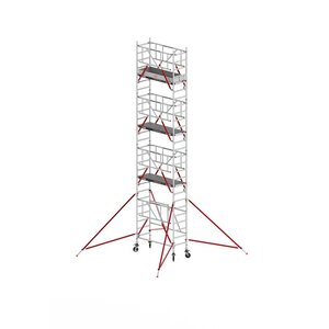 Klappgerüst RS TOWER 54-S mit Safe-Quick® 2 Geländer und Fiberdeck - 75x185 8,8m Arbeitshöhe