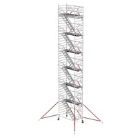 Altrex Treppengerüst RS TOWER 53-S mit Safe-Quick® 2 Geländer und Fiberdeck - 135x245 14,2m Arbeitshöhe