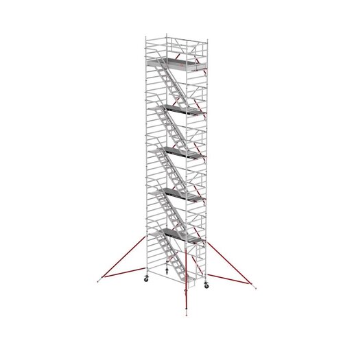 Treppengerüst RS TOWER 53-S mit Safe-Quick® 2 Geländer und Fiberdeck - 135x245 12,2m Arbeitshöhe Altrex Treppengerüst RS TOWER 53-S mit Safe-Quick® 2 Geländer und Fiberdeck - 135x245 12,2m Arbeitshöhe