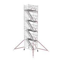 Altrex Treppengerüst RS TOWER 53-S mit Safe-Quick® 2 Geländer und Fiberdeck - 135x245 10,2m Arbeitshöhe