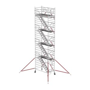 Altrex Treppengerüst RS TOWER 53-S mit Safe-Quick® 2 Geländer und Fiberdeck - 135x245 10,2m Arbeitshöhe Treppengerüst RS TOWER 53-S mit Safe-Quick® 2 Geländer und Fiberdeck - 135x245 10,2m Arbeitshöhe