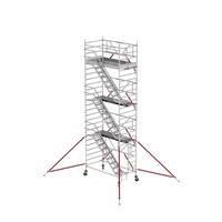 Altrex Treppengerüst RS TOWER 53-S mit Safe-Quick® 2 Geländer und Fiberdeck - 135x245 8,2m Arbeitshöhe
