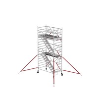 Altrex Treppengerüst RS TOWER 53-S mit Safe-Quick® 2 Geländer und Fiberdeck - 135x245 6,2m Arbeitshöhe