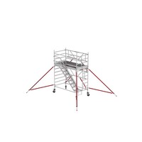 Altrex Treppengerüst RS TOWER 53-S mit Safe-Quick® 2 Geländer und Fiberdeck - 135x245 4,2m Arbeitshöhe
