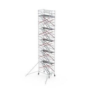 Altrex Treppengerüst RS TOWER 53-S mit Safe-Quick® 2 Geländer und Fiberdeck - 135x185 12,2m Arbeitshöhe Treppengerüst RS TOWER 53-S mit Safe-Quick® 2 Geländer und Fiberdeck - 135x185 12,2m Arbeitshöhe