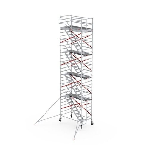 Treppengerüst RS TOWER 53-S mit Safe-Quick® 2 Geländer und Fiberdeck - 135x185 10,2m Arbeitshöhe Altrex Treppengerüst RS TOWER 53-S mit Safe-Quick® 2 Geländer und Fiberdeck - 135x185 10,2m Arbeitshöhe