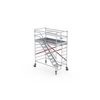 Altrex Treppengerüst RS TOWER 53-S mit Safe-Quick® 2 Geländer und Fiberdeck - 135x185 4,2m Arbeitshöhe Altrex Treppengerüst RS TOWER 53-S mit Safe-Quick® 2 Geländer und Fiberdeck - 135x185 4,2m Arbeitshöhe