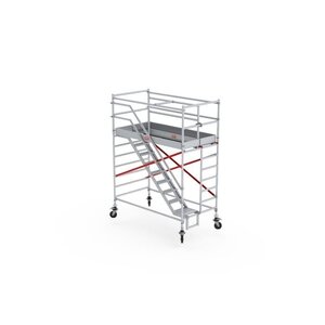 Altrex Treppengerüst RS TOWER 53-S mit Safe-Quick® 2 Geländer und Fiberdeck - 135x185 4,2m Arbeitshöhe Treppengerüst RS TOWER 53-S mit Safe-Quick® 2 Geländer und Fiberdeck - 135x185 4,2m Arbeitshöhe