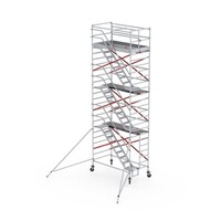 Altrex Treppengerüst RS TOWER 53-S mit Safe-Quick® 2 Geländer - 135x185 8,2m Arbeitshöhe