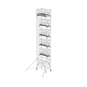 Rollgerüst RS TOWER 52-S mit Safe-Quick® 2 Geländer und Fiberdeck - 135x305 13,2m Arbeitshöhe