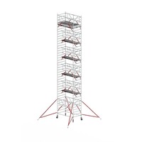 Altrex Rollgerüst RS TOWER 52-S mit Safe-Quick® 2 Geländer und Fiberdeck - 135x245 13,2m Arbeitshöhe