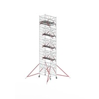 Altrex Rollgerüst RS TOWER 52-S mit Safe-Quick® 2 Geländer und Fiberdeck - 135x245 11,2m Arbeitshöhe