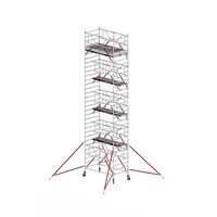 Altrex Rollgerüst RS TOWER 52-S mit Safe-Quick® 2 Geländer und Fiberdeck - 135x245 10,2m Arbeitshöhe