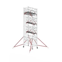 Altrex Rollgerüst RS TOWER 52-S mit Safe-Quick® 2 Geländer und Fiberdeck - 135x245 9,2m Arbeitshöhe