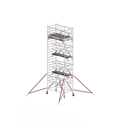 Rollgerüst RS TOWER 52-S mit Safe-Quick® 2 Geländer und Fiberdeck - 135x245 8,2m Arbeitshöhe Altrex Rollgerüst RS TOWER 52-S mit Safe-Quick® 2 Geländer und Fiberdeck - 135x245 8,2m Arbeitshöhe