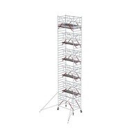 Altrex Rollgerüst RS TOWER 52-S mit Safe-Quick® 2 Geländer und Fiberdeck - 135x185 12,2m Arbeitshöhe