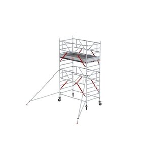 Rollgerüst RS TOWER 52-S mit Safe-Quick® 2 Geländer und Fiberdeck - 135x185 5,2m Arbeitshöhe