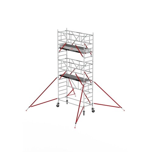 Altrex Rollgerüst RS TOWER 51 PLUS-S mit Safe-Quick® 2 Geländer und Fiberdeck - 90x245 6,2m Arbeitshöhe