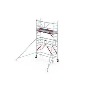 Rollgerüst RS TOWER 51 PLUS-S mit Safe-Quick® 2 Geländer - 90x245 5,2m Arbeitshöhe