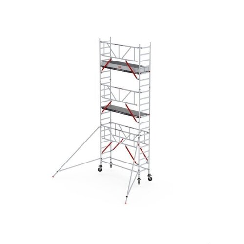 Rollgerüst RS TOWER 51 PLUS-S mit Safe-Quick® 2 Geländer und Fiberdeck - 90x185 7,2m Arbeitshöhe Altrex Rollgerüst RS TOWER 51 PLUS-S mit Safe-Quick® 2 Geländer und Fiberdeck - 90x185 7,2m Arbeitshöhe