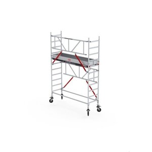 Rollgerüst RS TOWER 51 PLUS-S mit Safe-Quick® 2 Geländer und Fiberdeck - 90x185 4,2m Arbeitshöhe
