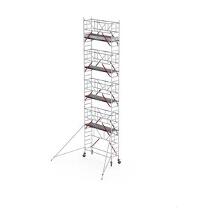 Rollgerüst RS TOWER 51-S mit Safe-Quick® 2 Geländer und Fiberdeck - 75x305 10,2m Arbeitshöhe