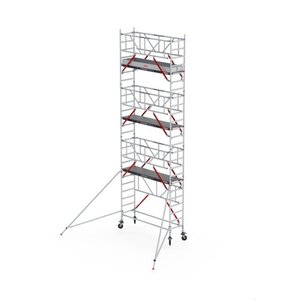 Altrex Rollgerüst RS TOWER 51-S mit Safe-Quick® 2 Geländer - 75x245 8,2m Arbeitshöhe Rollgerüst RS TOWER 51-S mit Safe-Quick® 2 Geländer - 75x245 8,2m Arbeitshöhe