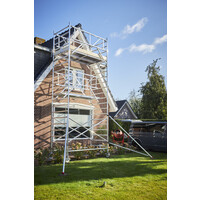 Panthera Rollgerüst PRO 135 x 250 x 12,2 m Arbeitshöhe + doppeltes Frontgeländer Panthera Rollgerüst PRO 135 x 250 x 12,2 m Arbeitshöhe + doppeltes Frontgeländer