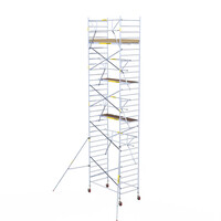Panthera Rollgerüst 135x245 10,2m Arbeitshöhe doppeltes Frontgeländer