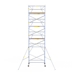 Rollgerüst 135x245 12,2m Arbeitshöhe Einzelgeländer