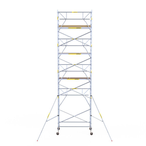 Rollgerüst 135x245 12,2m Arbeitshöhe Einzelgeländer Panthera Rollgerüst 135x245 12,2m Arbeitshöhe Einzelgeländer