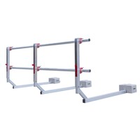 Euroscaffold Dachrandschutz temporäres Flachdach 21 Meter