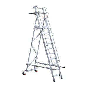 Professionelle mobile Lagerleiter 10 Stufen