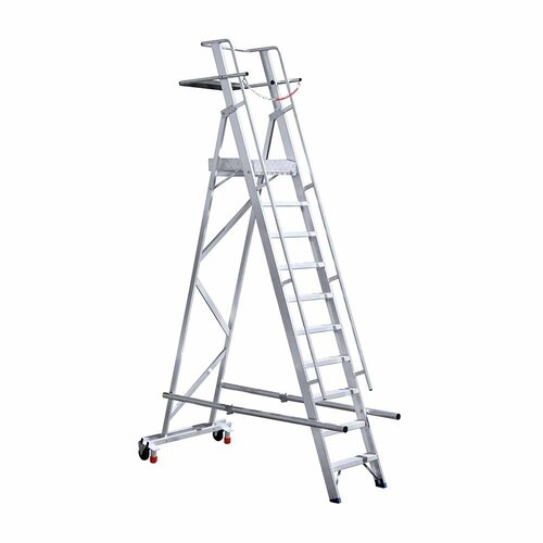Eurostairs Professionelle mobile Lagerleiter 10 Stufen