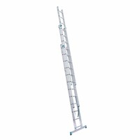 Eurostairs Eurostairs Heimreformleiter dreiteilig gerade 3x12 Sprossen - Gebraucht