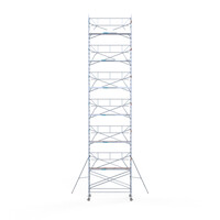 Euroscaffold Solar Rollgerüst 135x305x14,2m Arbeitshöhe, inklusive Solarlift