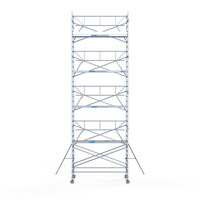 Euroscaffold Solar Rollgerüst 135x305x10,2m Arbeitshöhe, inklusive Solarlift