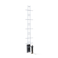 Euroscaffold Solar Rollgerüst 135x250x10,2m Arbeitshöhe, inklusive Solarlift