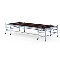 Euroscaffold Gipser-Arbeitsbühne niedrig 190x455 3m Arbeitshöhe